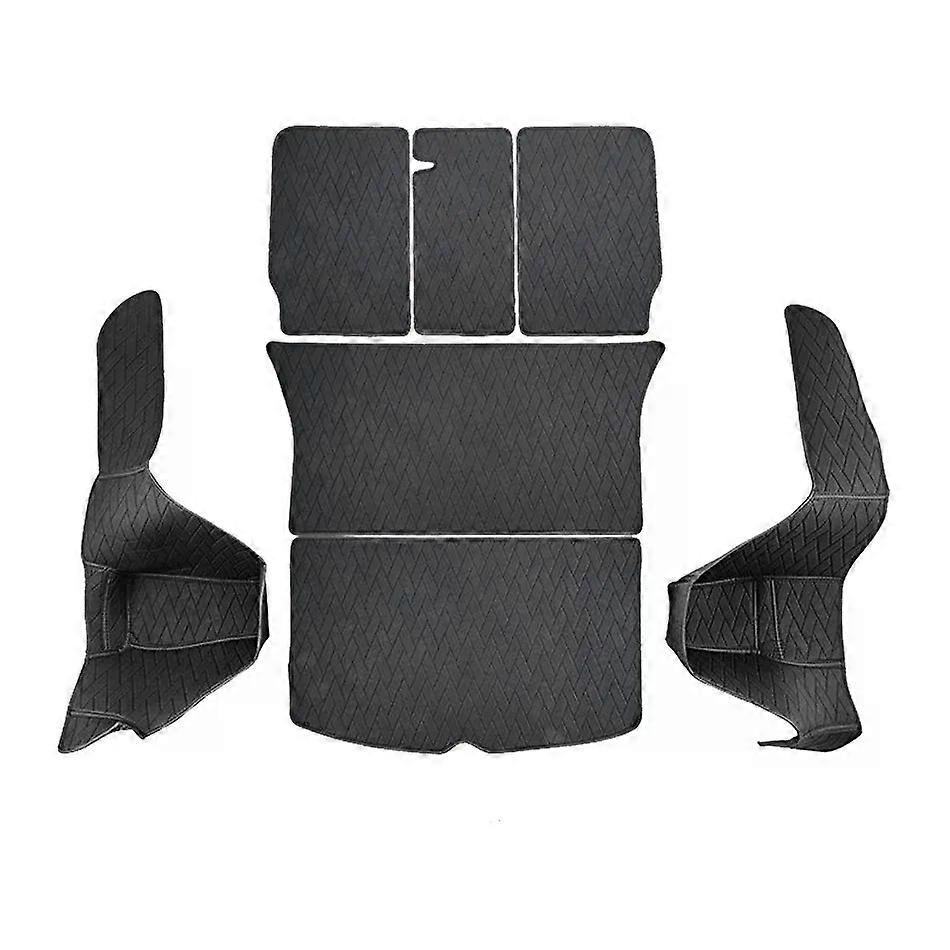 New Leather Trunk Mats Fully Surrounded Waterproof Non-Slip Liner Custom Floor mat for Tesla Model Y 3 Highland 2017 to 2024