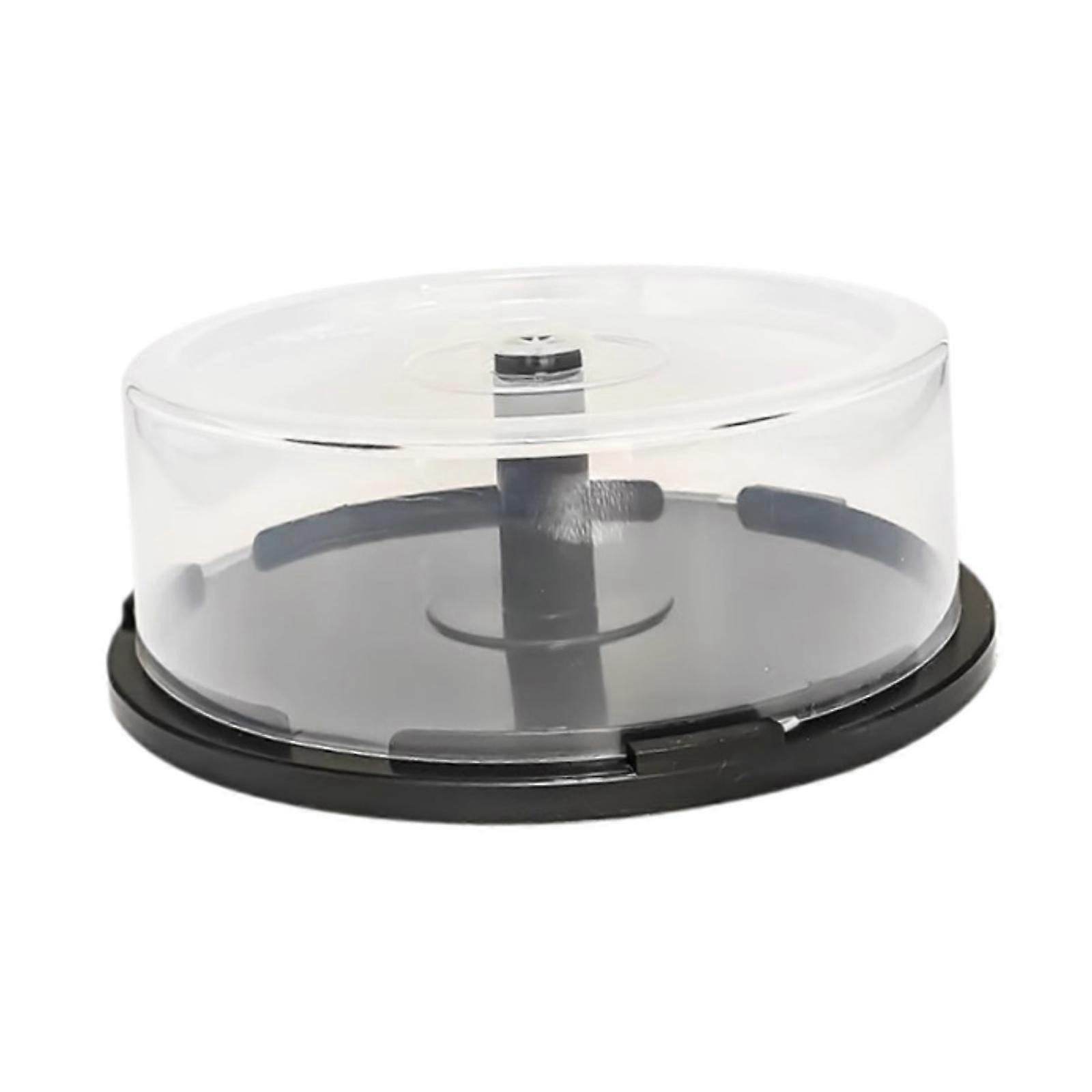 CDストレージバケツ寝室用ポータブル防塵コンテナデスクトップ本棚