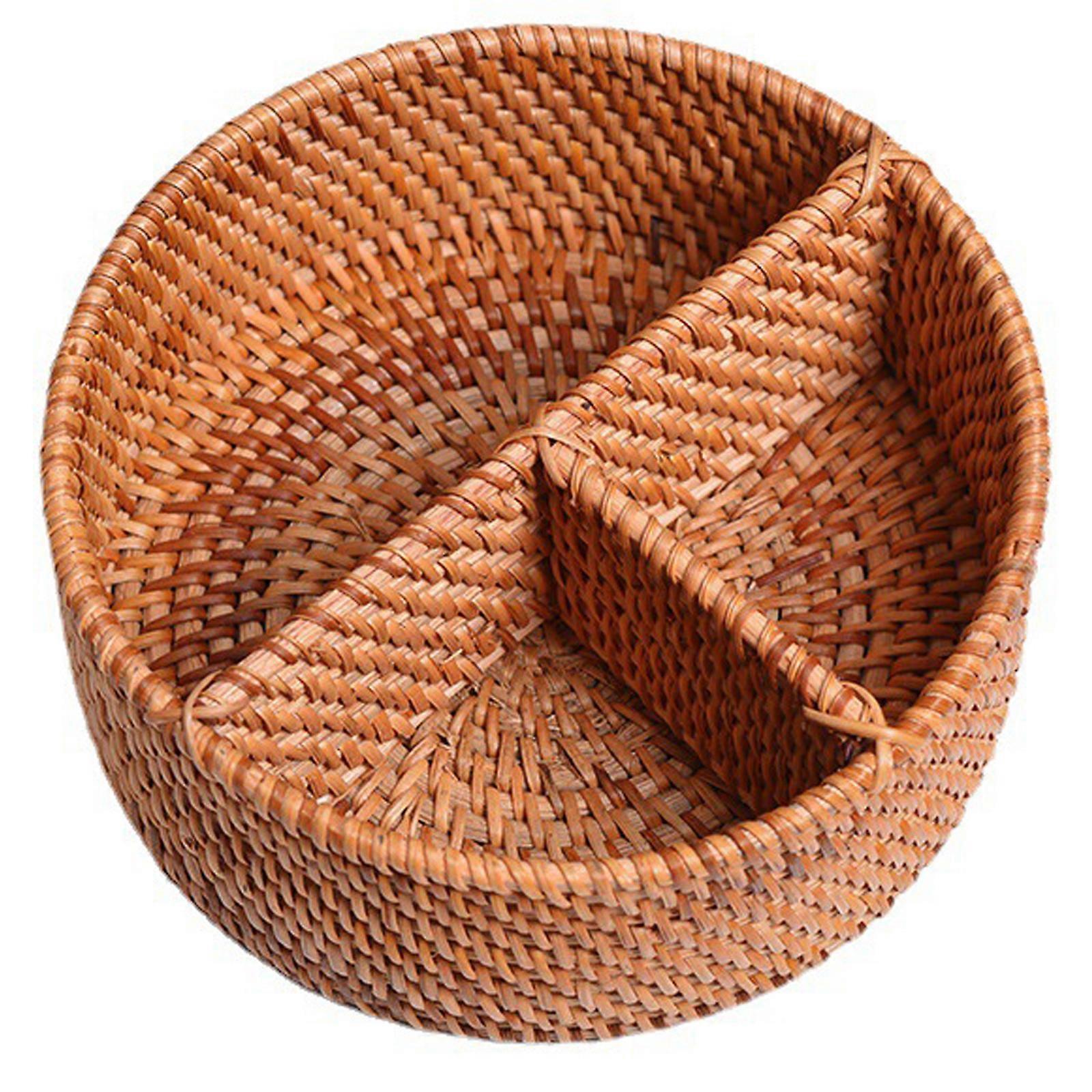 Woven Storage Baskets for Snacks, Organizers, and Cabinet Display