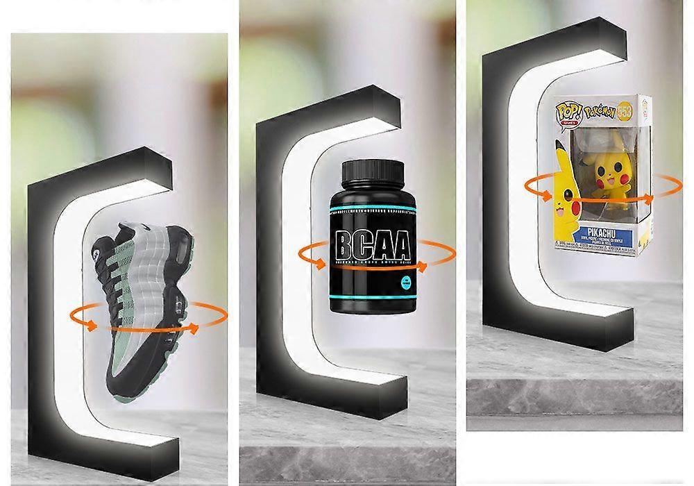 Levitating Shoe Display Lamp Stand Floating Rotating Rack