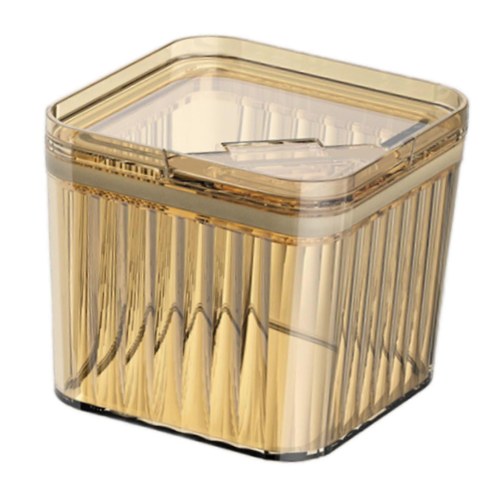 Pottery Storage Jar Airtight Food Container Trinket Box Dustproof Decoration