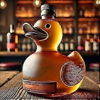 Funny Whiskey Decanter, Funny Whiskey Duck Bottle, Red Wine Decanter, Unique Container for Scotch Whiskey, Whiskey Water Vessels 10*7.6cm Wine Decante