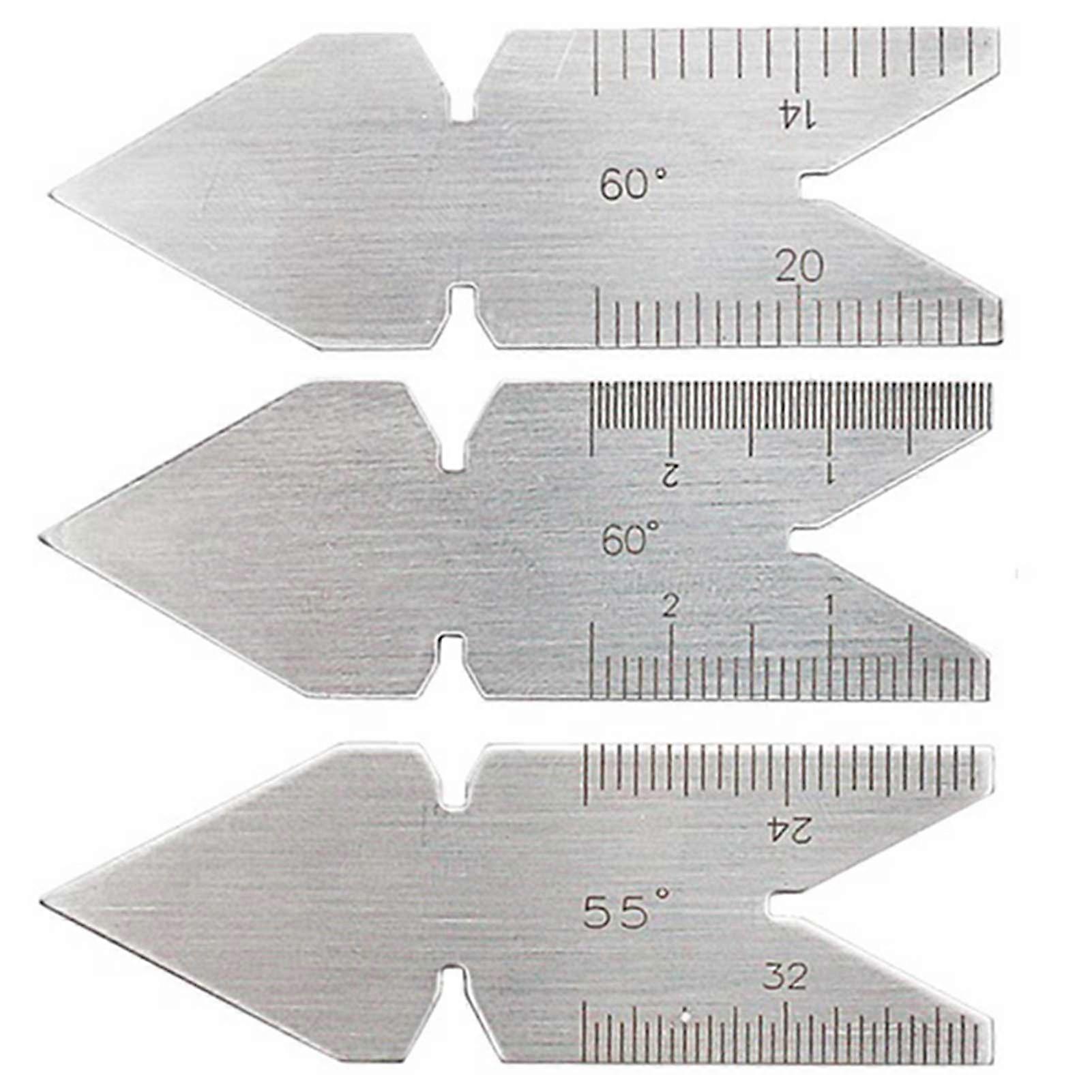 55 Degree Center Gauge Screw Thread Pitch Cutting Gauge Tool for Lathe