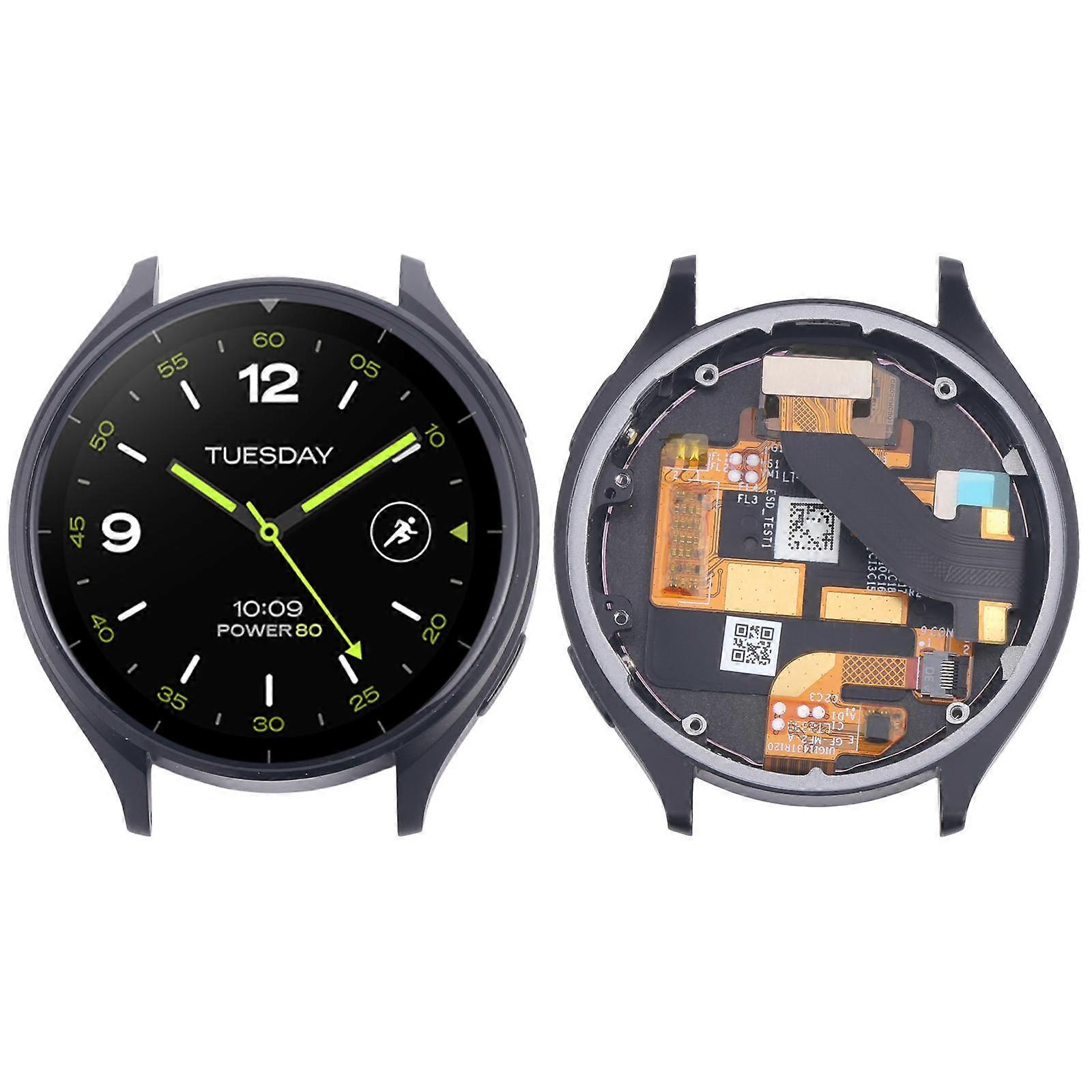 For Xiaomi Watch 2 COMPATIBLE LCD Screen with Frame (Black)