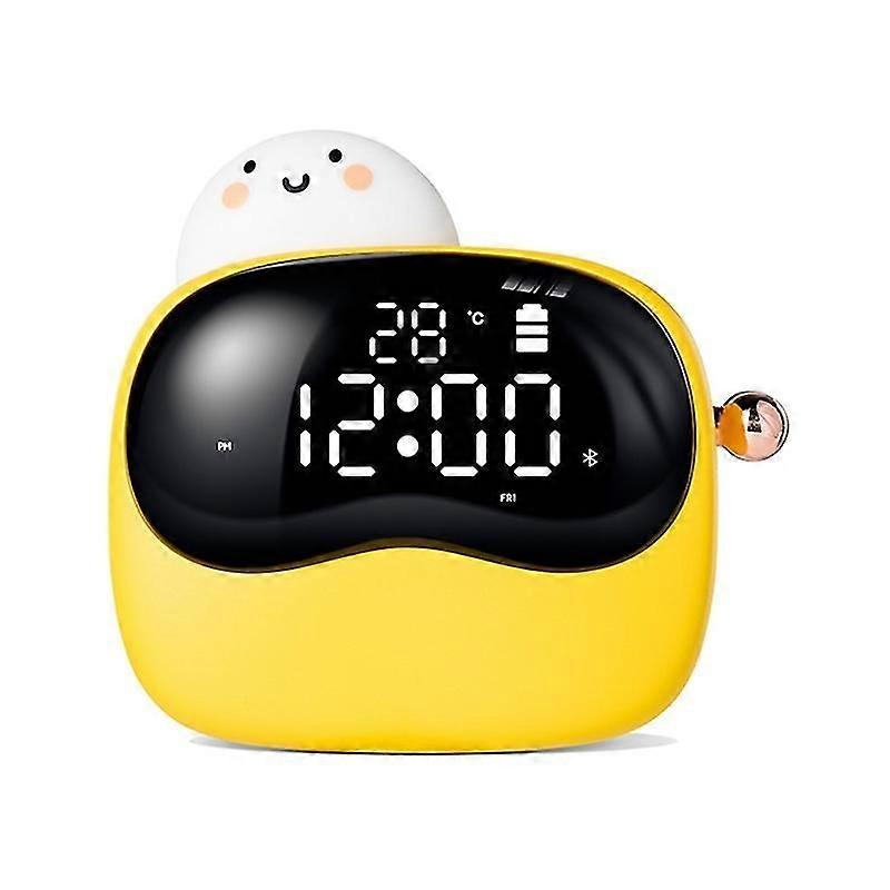 Cartoon Digital Alarm Clock Small Desk Clock With Indoor Temperature Timer