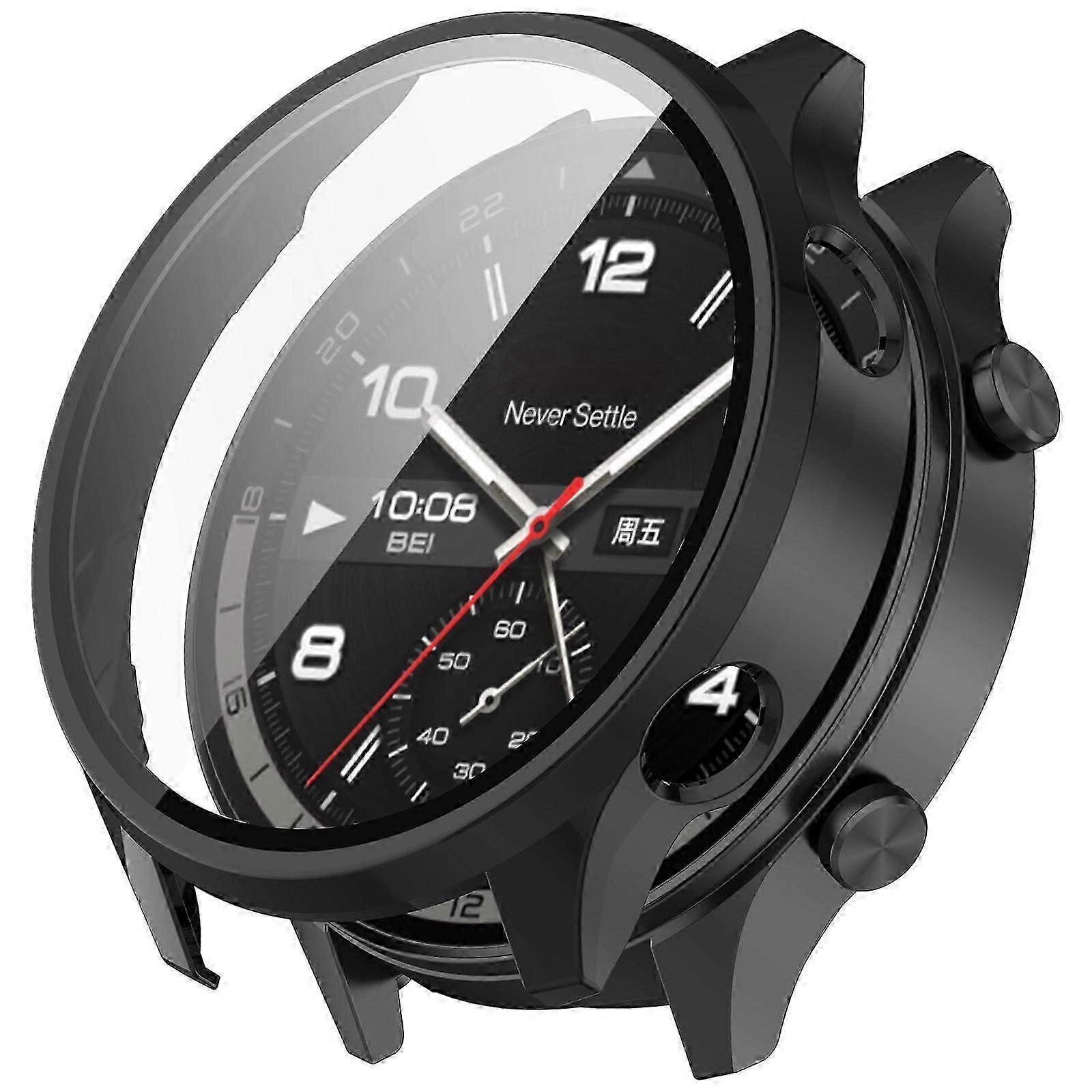 Do Oneplus Watch 2r Case Hard Pc Pełna ochronna osłona zegarka z folią ze szkła hartowanego