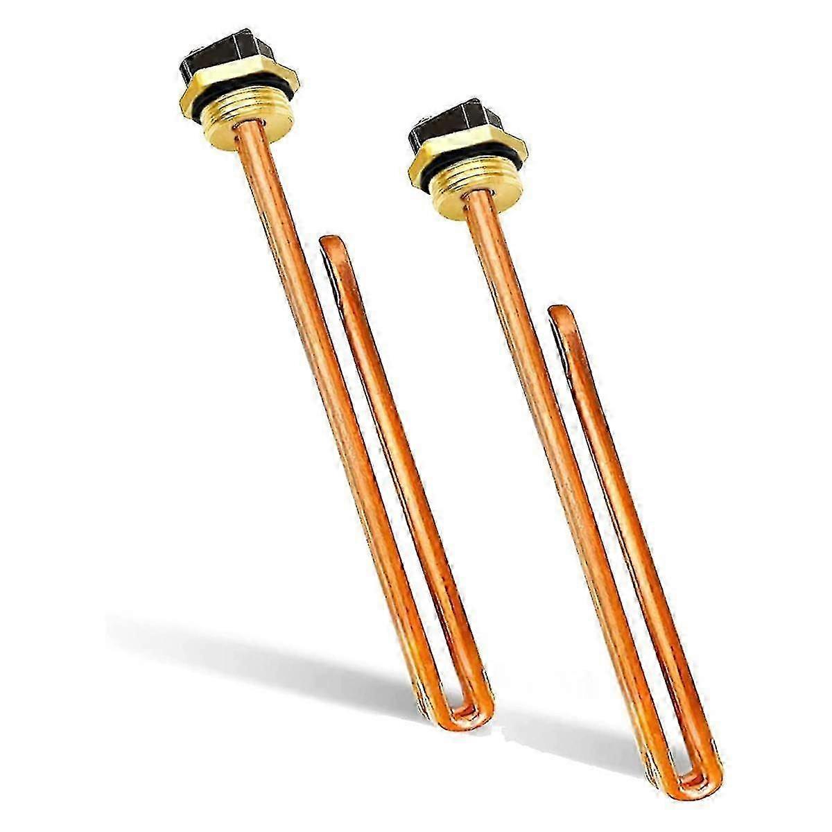 2 Pack He 55220 Water Heater Element, Fit For Pou 6, 8, 11 Electric Tankless Water Heater
