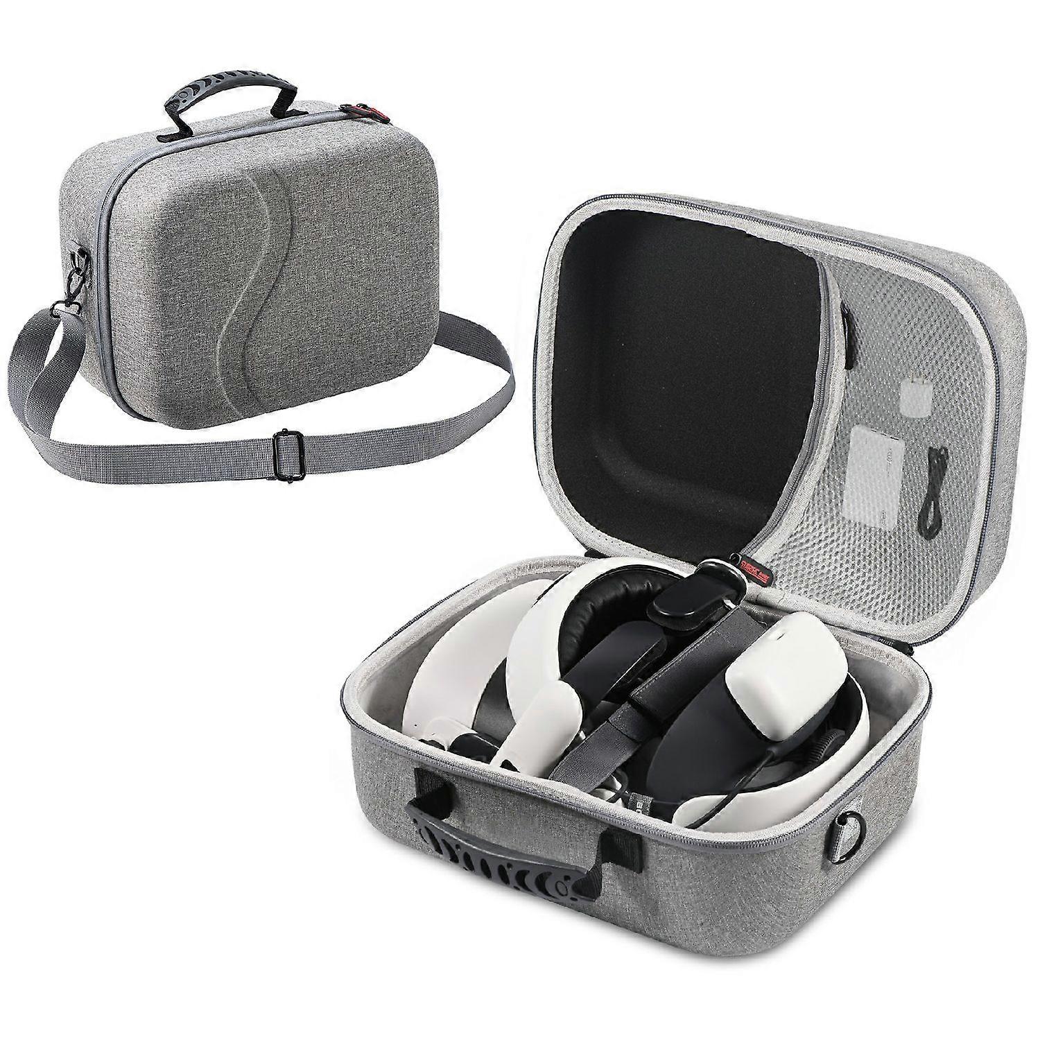 STARTRC GAMES For Meta Quest 3S Carrying Case Square Large Capacity Storage Bag - Grey