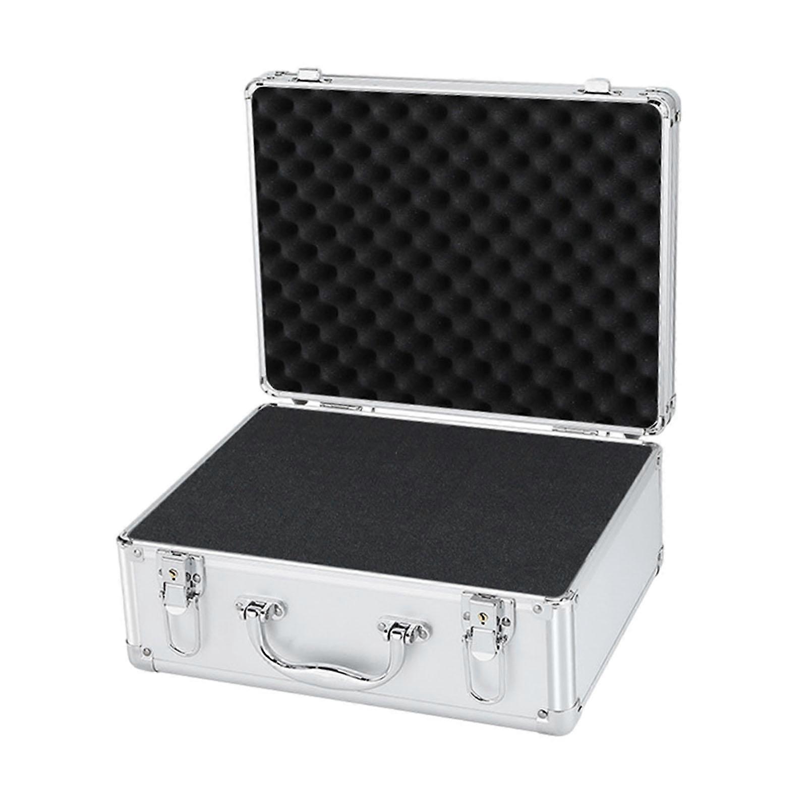 Microphone Carrying Case, Hard Shell Case,Projector Case,Aluminum Case with Foam