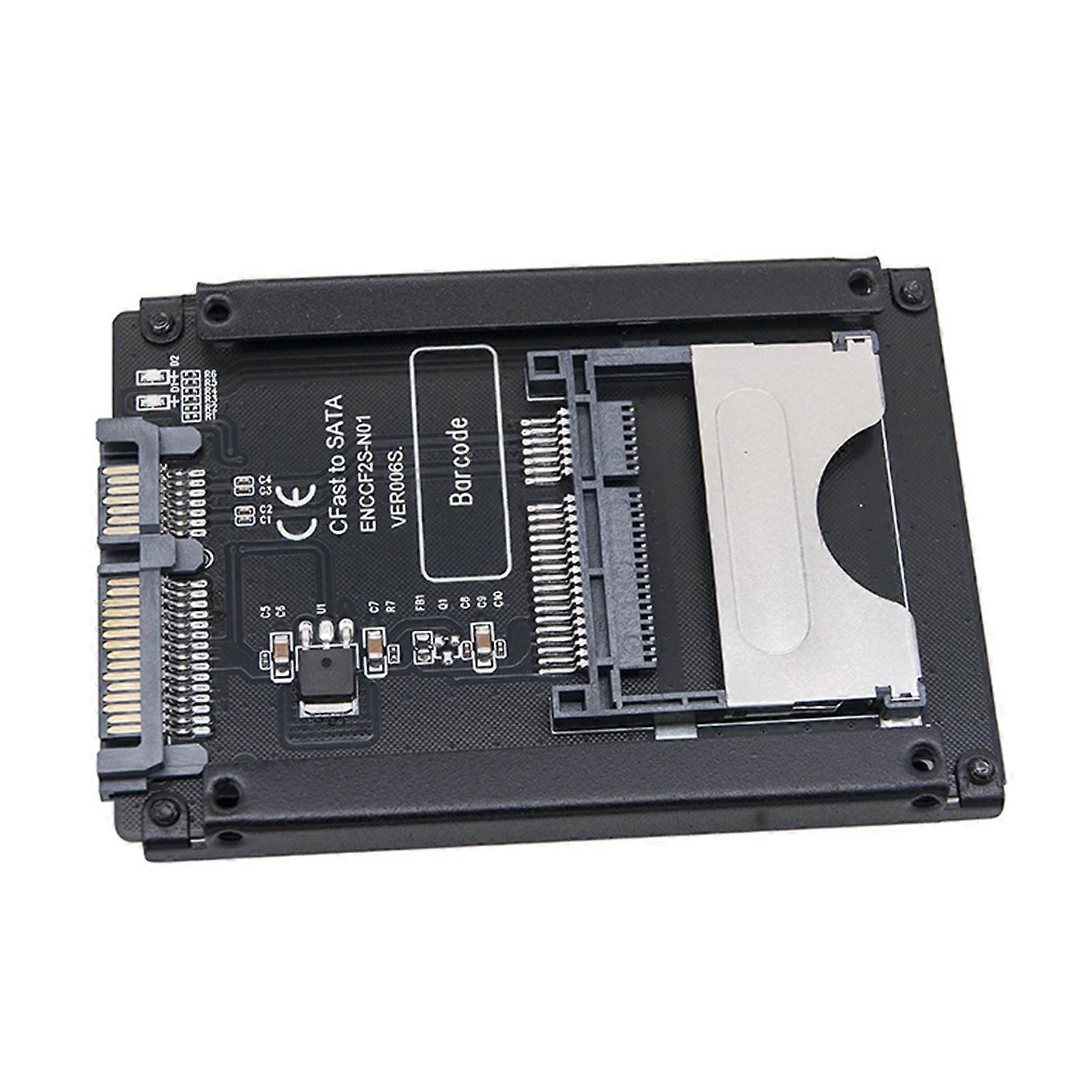 CFast to SATA3.0 Hard Disk Adapter Card SATA3.0 22Pin to CFast Card Adapter 2.5" Socket SSD HDD CFast Card Reader