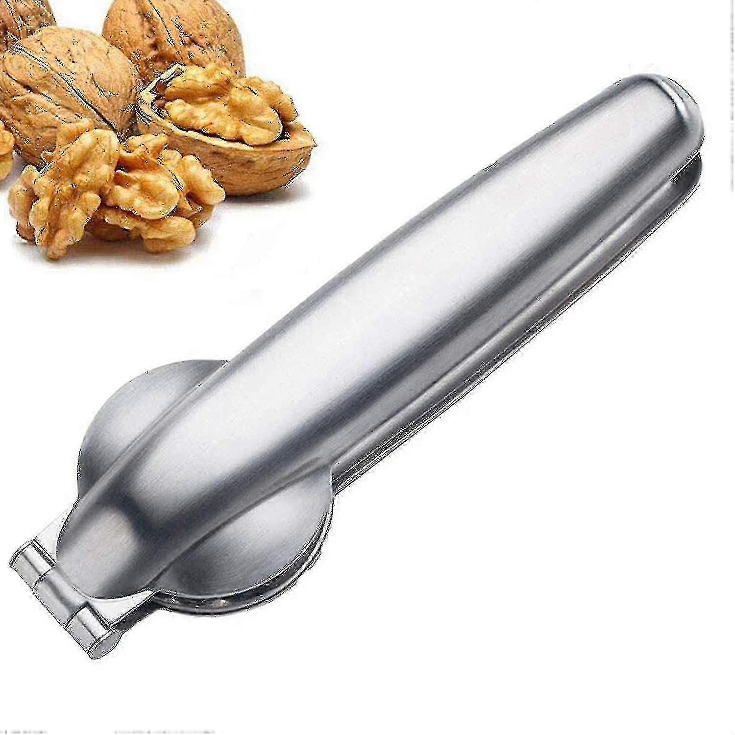 Stainless Steel Chestnut Nutcracker - Silver Promo Kitchen Tool for Shelling Nuts