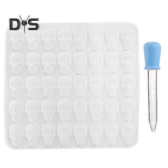 1 Set Soft Candy Mold Quick Release Unique Skull Silicone Candy Mold