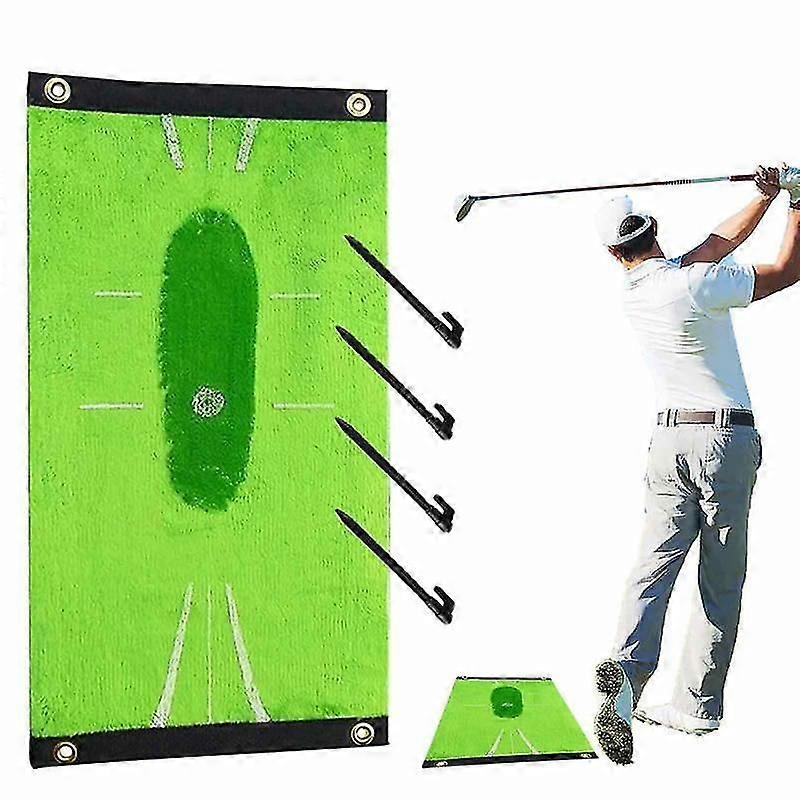 Swing Mat Golf Training For Detection Batting Impact Path Feedback Practice Mats Advanced