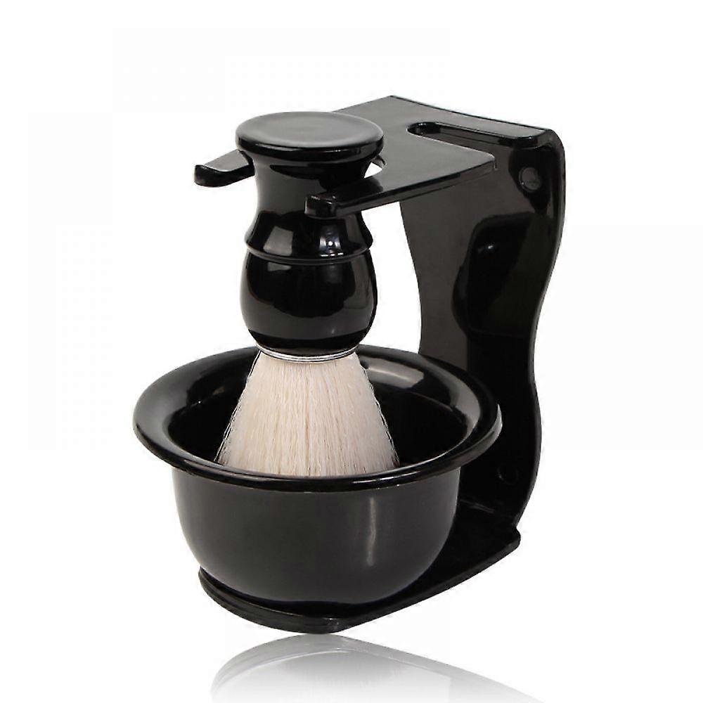 Complete Shaving Solution, Soft Texture Beard Brush With Ergonomic Design, Robust Construction Large-Capacity Bowl For Daily Healthcare, And Durable