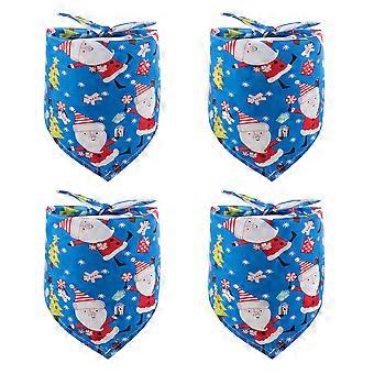 Christmas pet spit towel dog towelette printed in cotton