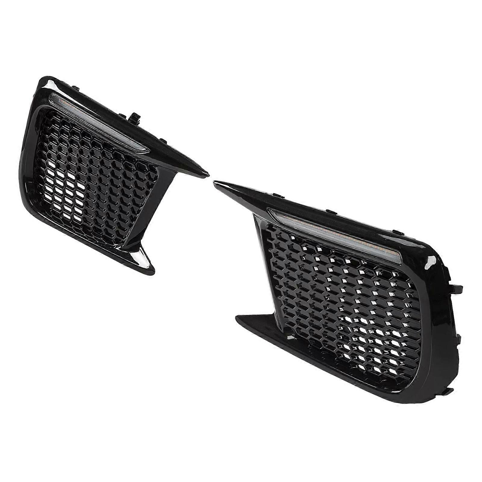 2Pcs LED Drl with Fog Light Lamp Bezels for Subaru WRX 2018-2021 57731VA400