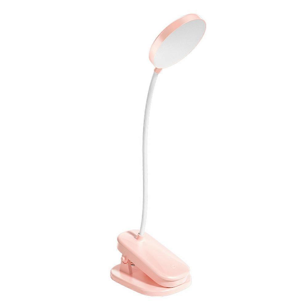 Portable Rechargeable Book Light, Warm LED Reading Lamp with Non-slip Clip, Flexible Gooseneck, and Brightness Memory for Books & E-books