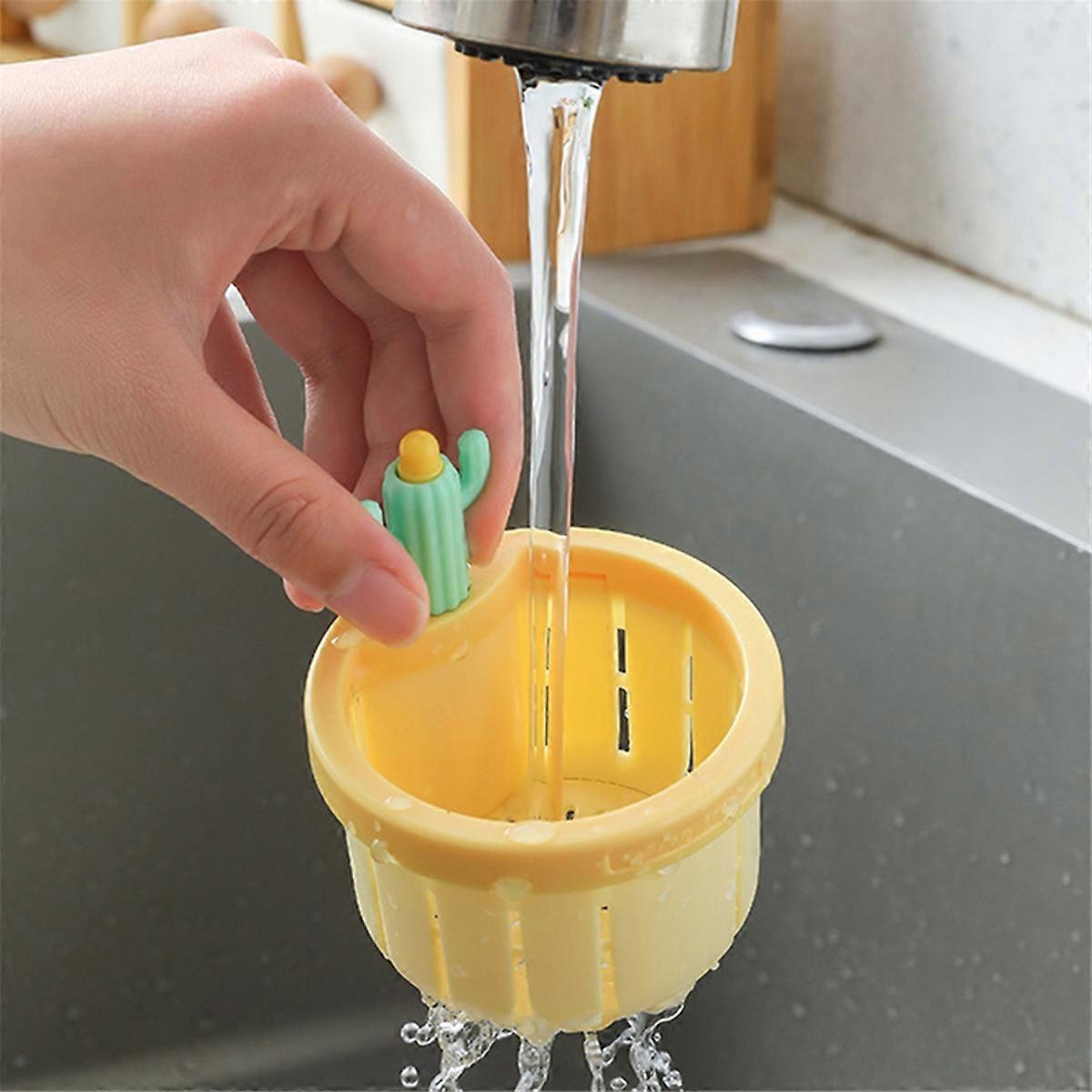 4 Stück Kaktus-Abflusssieb für die Küchenspüle