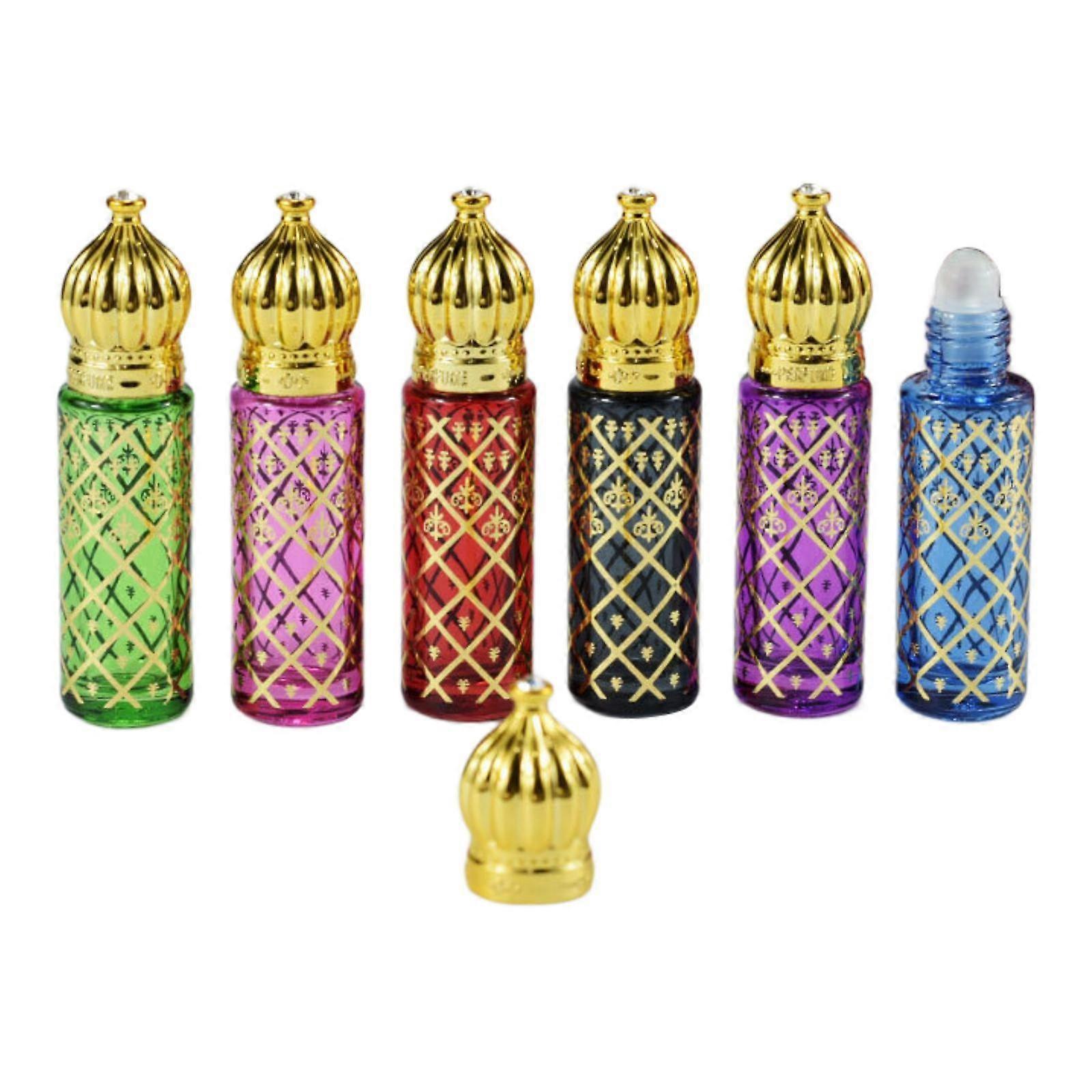 6 Pieces Essential Oil Roller Bottles Mini Refillable for Vacation Outgoing