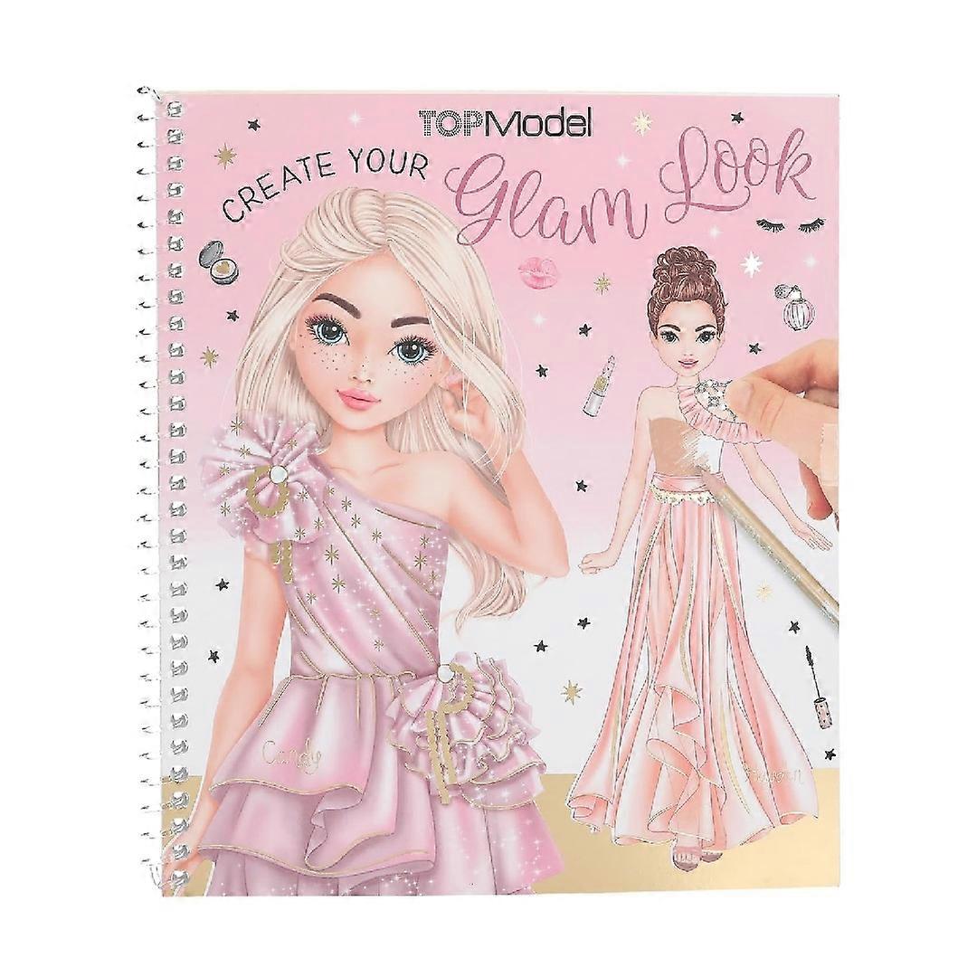 Topmodel Create Your Glam Look Colouring Book Activity Set