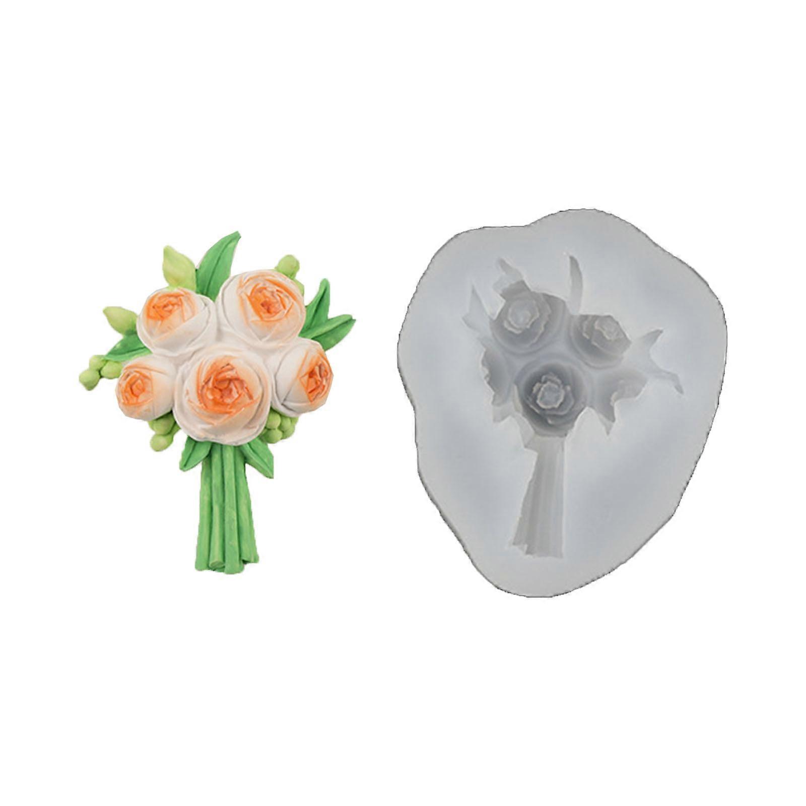 Sunflowers Silicone Molds Chocolate Decorative Molds for Dessert Ice Block Molds Handmade Cup cake Decors Baking Tool