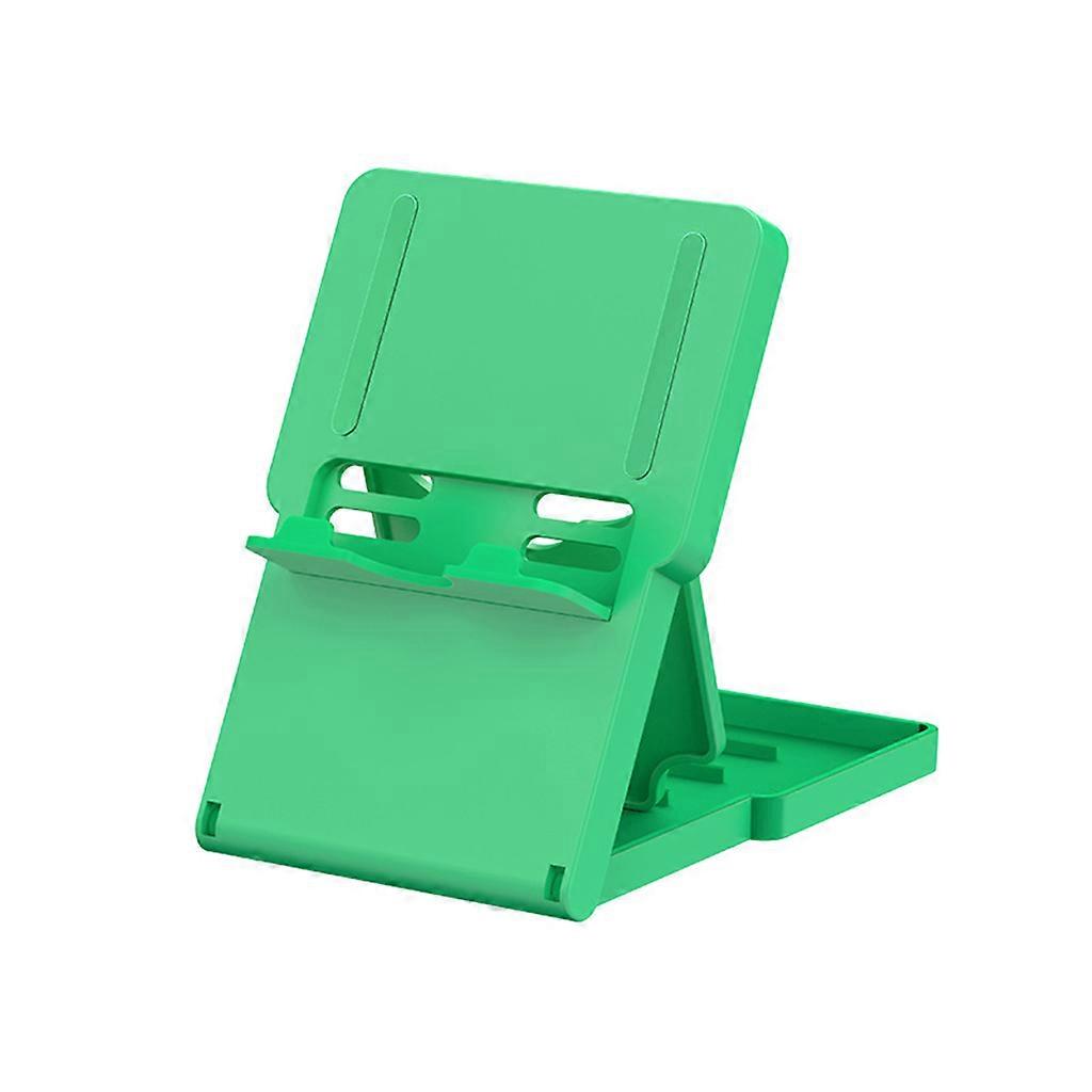 Foldable Bracket Compact Playstand Adjustable Tablet Holder Stand with 5-angles Settings Compatibe with Switch/Switch OLED/Lite  Green