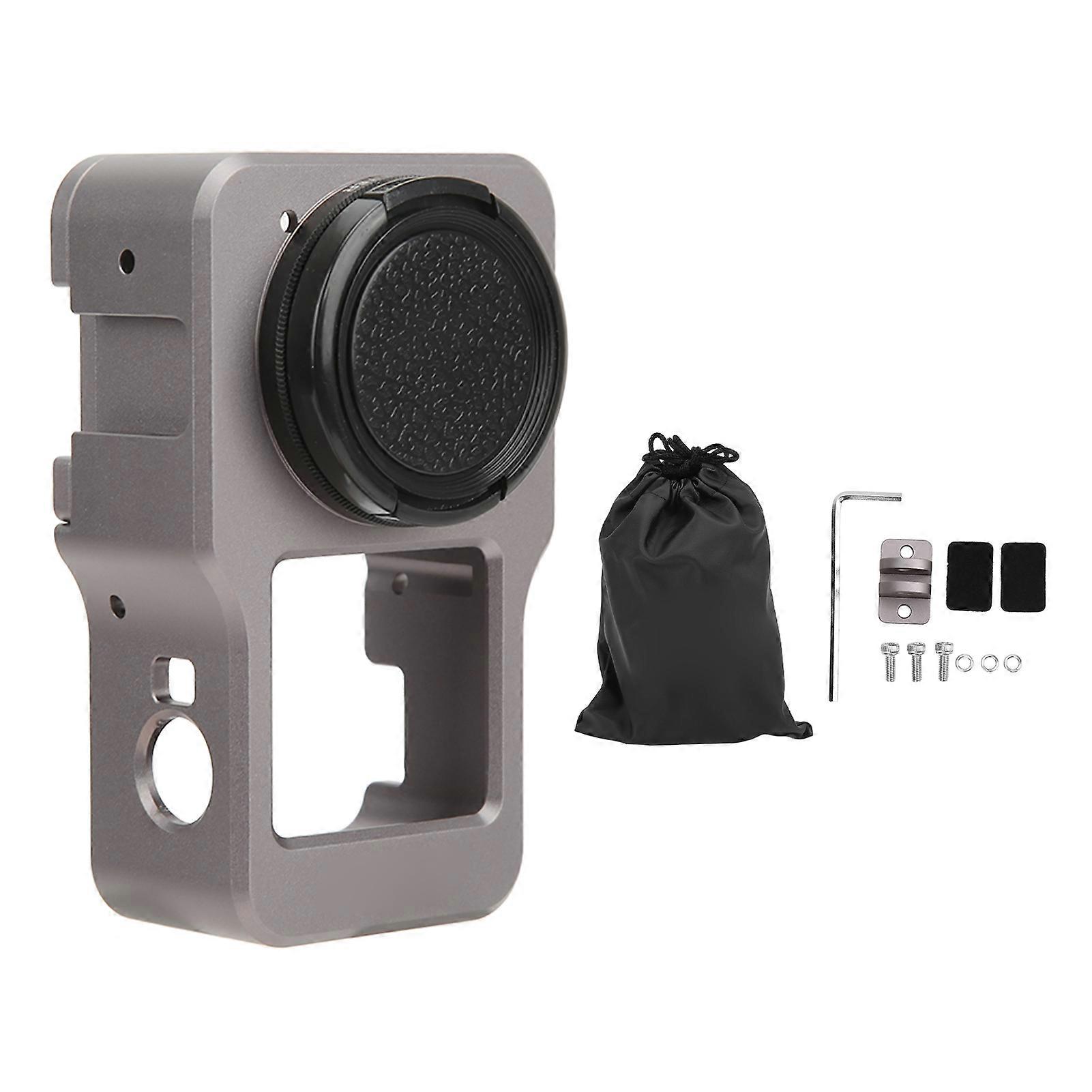 Aluminum Alloy Action Camera Frame Cage Protective Cover for DJI Action 2 Titanium Durable Camera Protective Frame Case