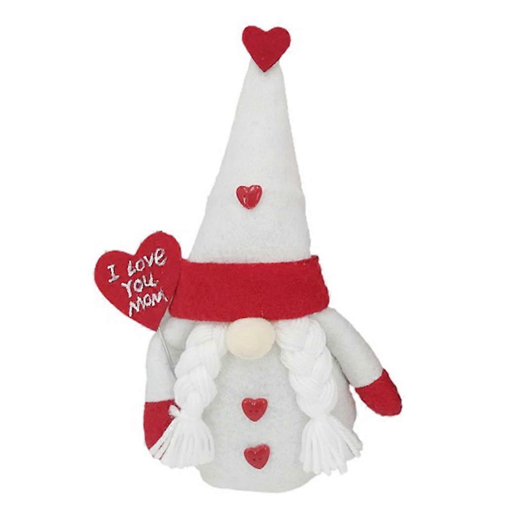Mother's Day Gnome Plush Elf Decorations, Mr and Mrs Handmake Scandinavian Tomte for Mother's Day Table Ornament