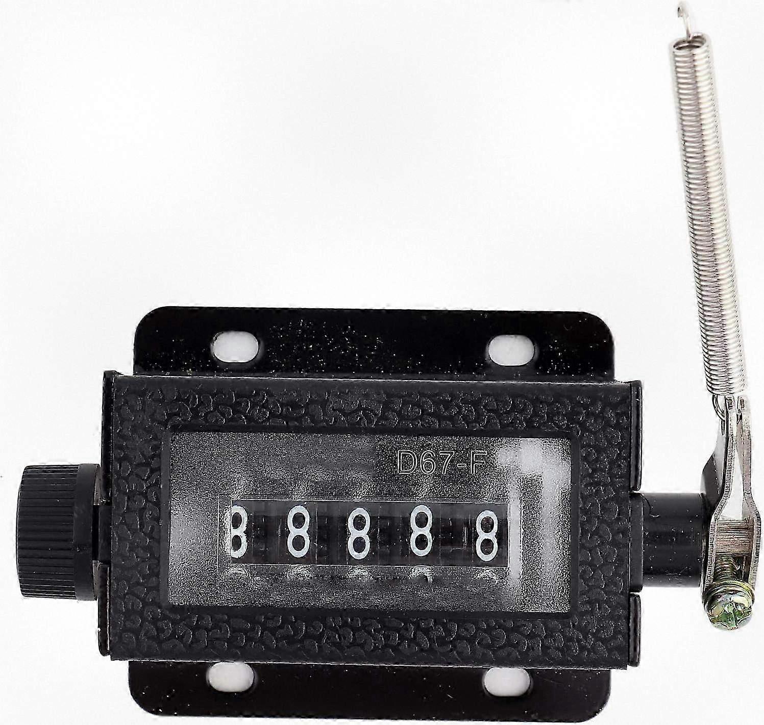 Compact Handheld 5-Digit Mechanical Counter for Easy Calculation