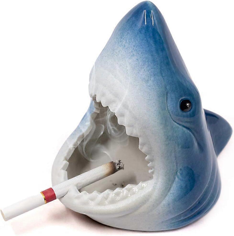 Ashtray, Glazed Ceramic, Windproof Design
