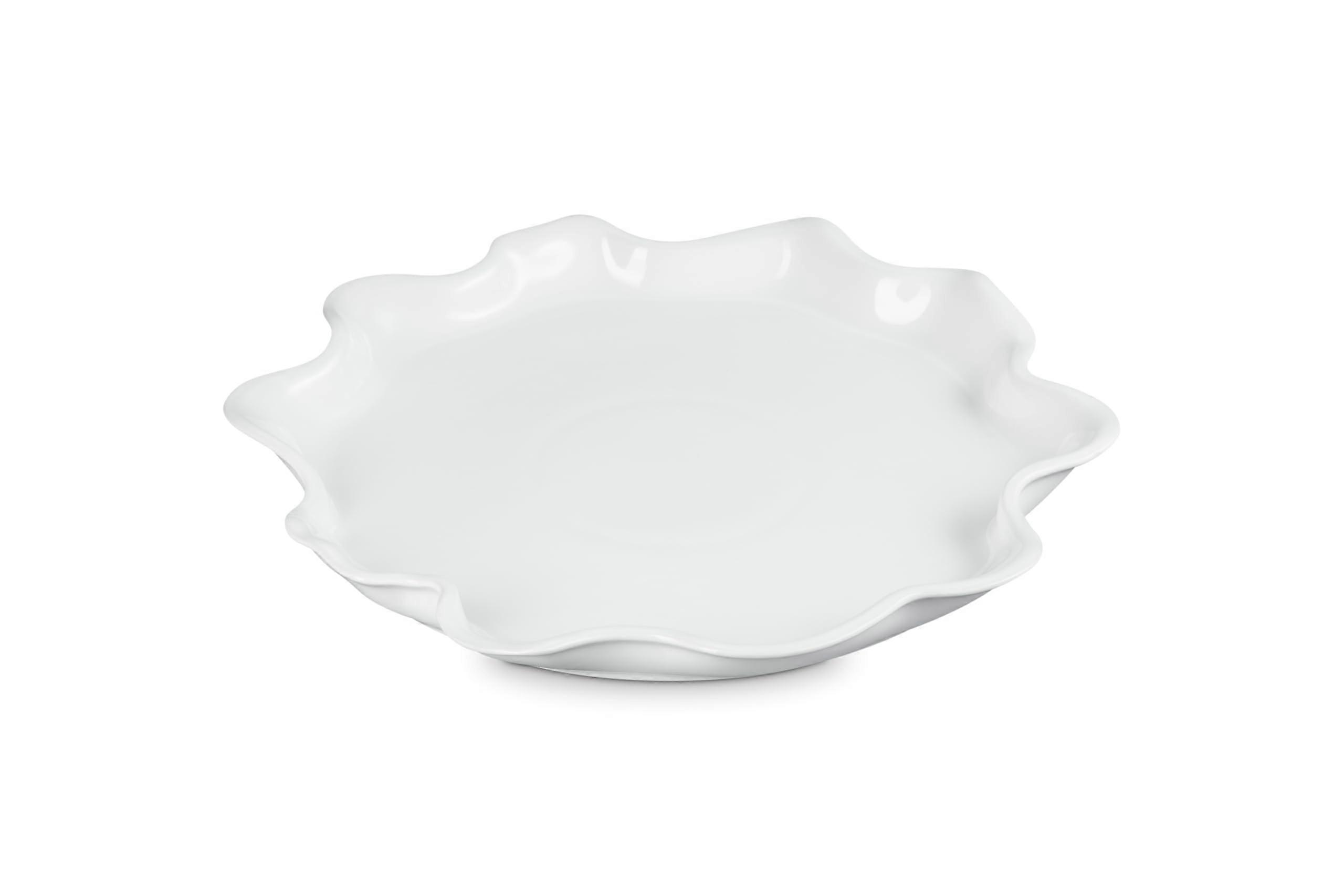 White Serving Platter 14 Inches