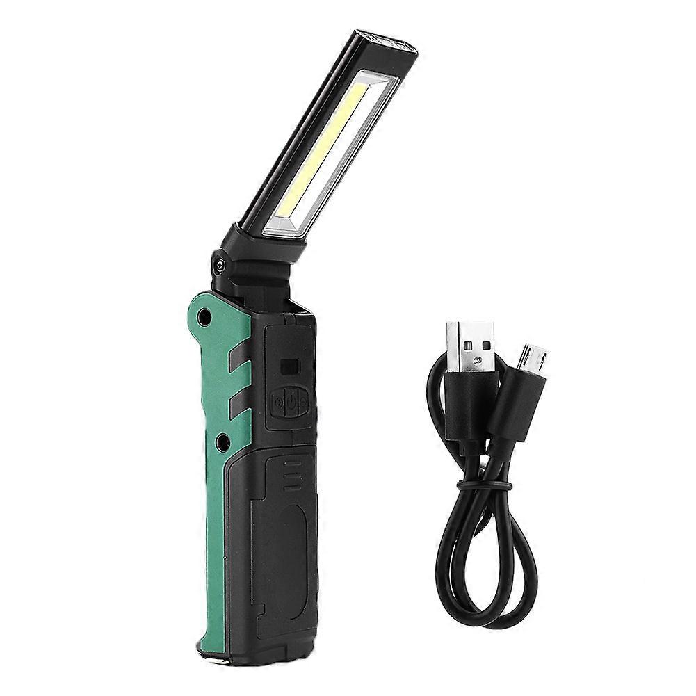 Portable Outdoor LED Flashlight Emergency Light USB Rechargeable Magnetic Work Torch