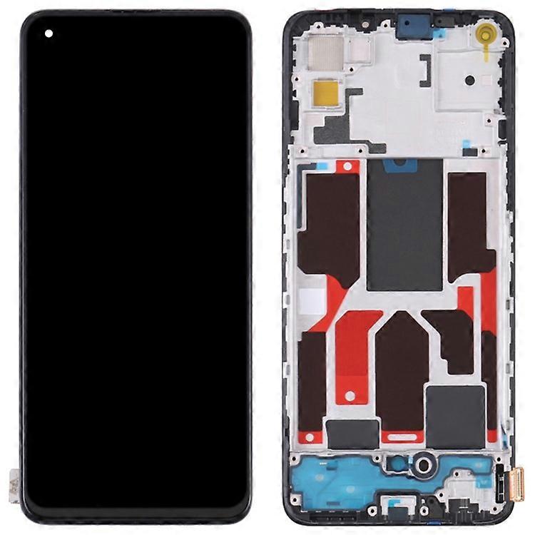 Compatible For Oppo Reno5 5G / Find X3 Lite Grade C LCD Screen and Digitizer Assembly + Frame Part (TFT Technology) (without Logo)