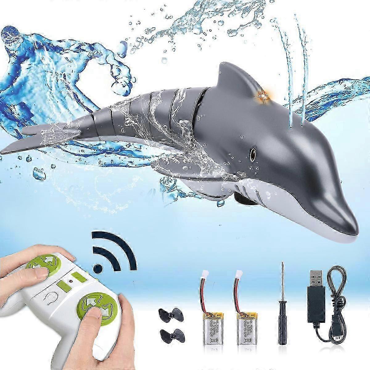Dolphin Wireless Simulation 2.4g Remote Control Flexible Dolphin Toy Underwater Toy