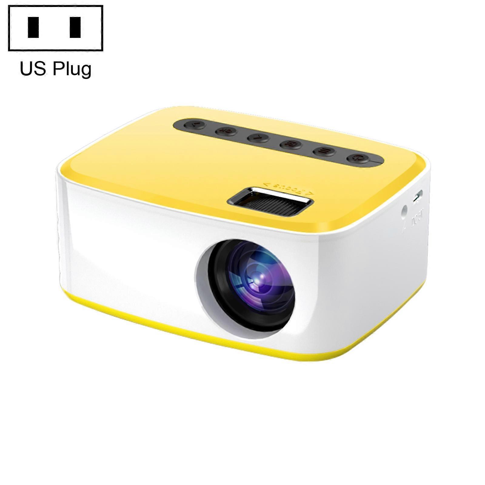 T20 320x240 400 Lumens Portable Home Theater LED HD Digital Projector, Same Screen Version, US Plug US Plug, Same Screen Version