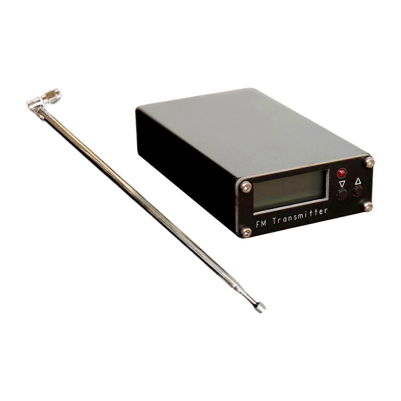 FM Transmitter Adjustable Frequency Range LCD Display for Supermarket Events