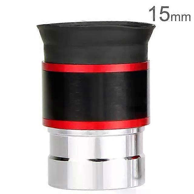 Astronomical Telescope Eyepiece 1 25 Inch 68 Degrees Wide Angle Monocular Eyepiece with Rubber Guard 15mm