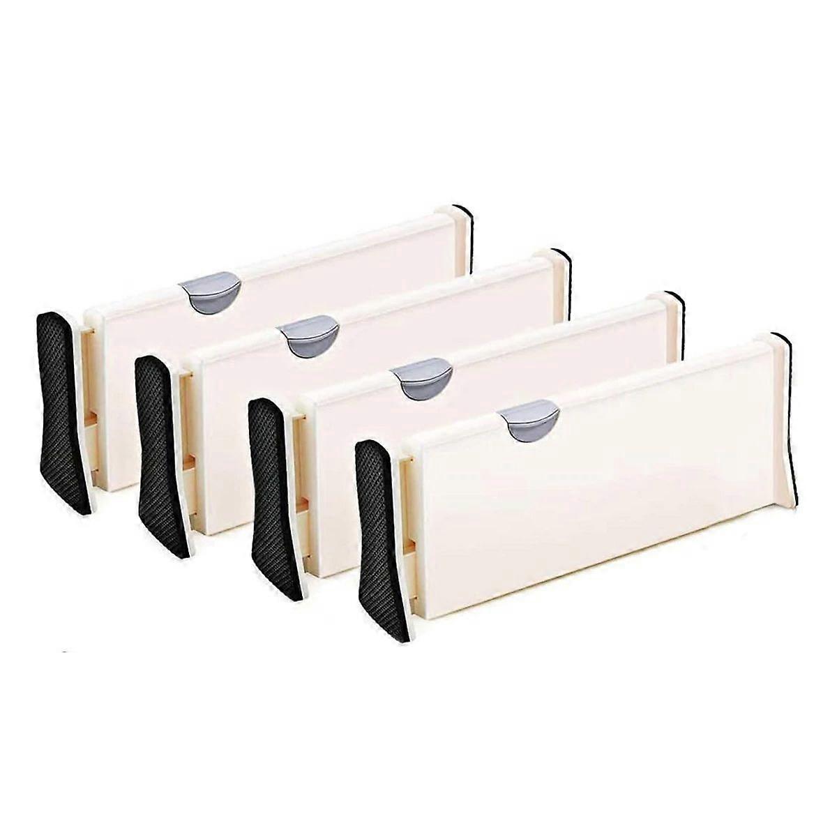 Σετ 4 ρυθμιζόμενων διαχωριστικών συρταριών Organizer Separators - Dresser Organizer - για υπνοδωμάτιο