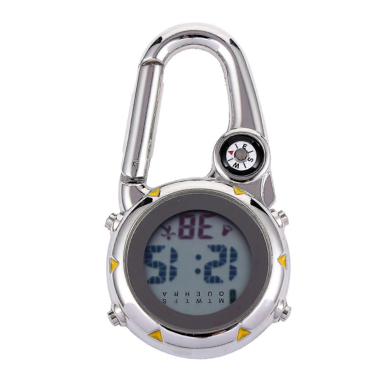 Sac à dos Fob Waterproof Glow In The Dark Pocket Watch avec boussole (jaune)