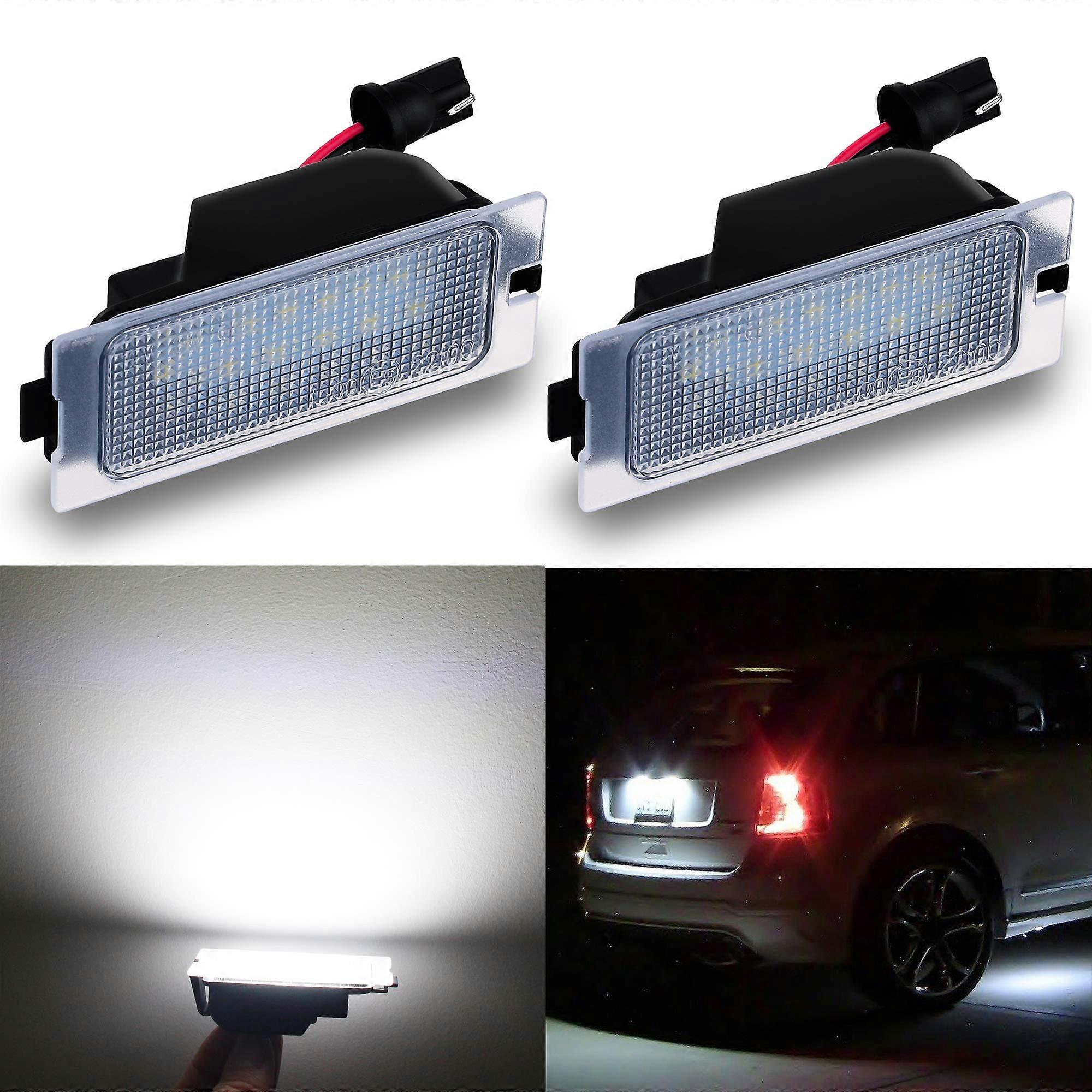 CANBUS Super Bright LED License Plate Light Lamp Assembly Replacement for 2007  2014 Edge, 6000K Xenon White