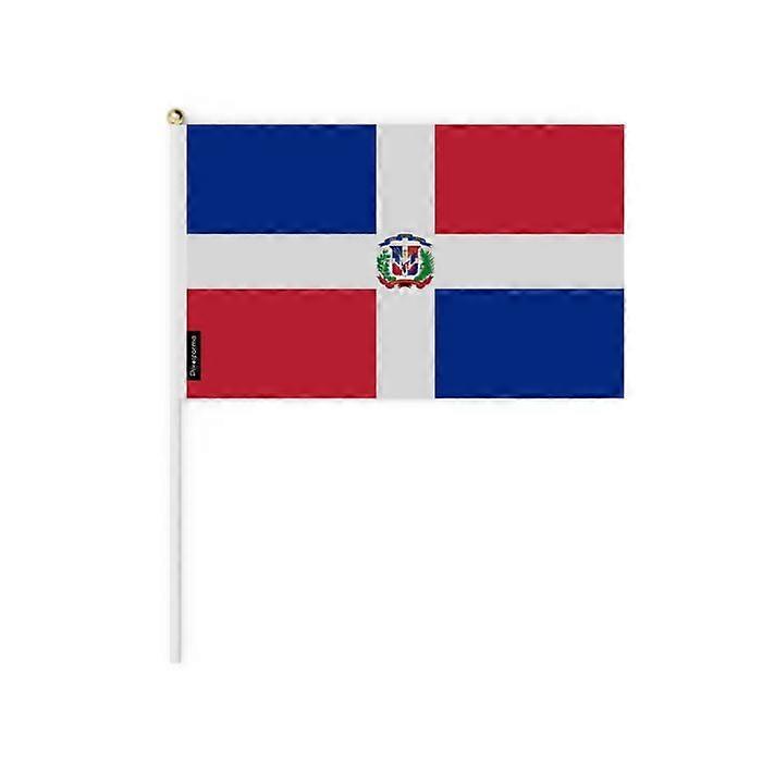 Flag - Dominican Republic - 30 x 45 cm - Durable polyester - Lightweight - Double-sided