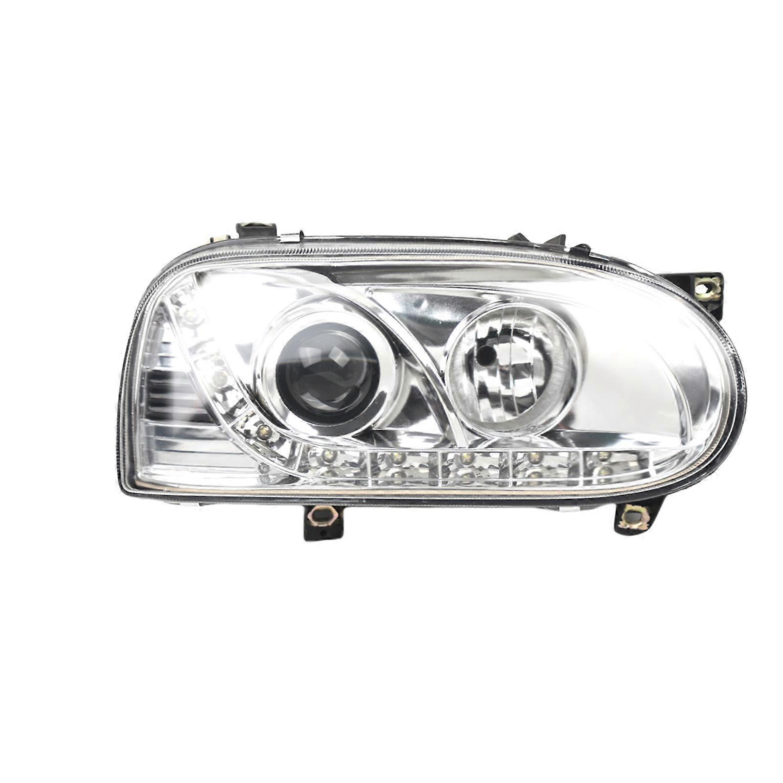 Plastic Headlamp Front Light Assembly 1H6941017D/1H6941018D Automotive Lighting Part Easy to Use for Golf III Mk3