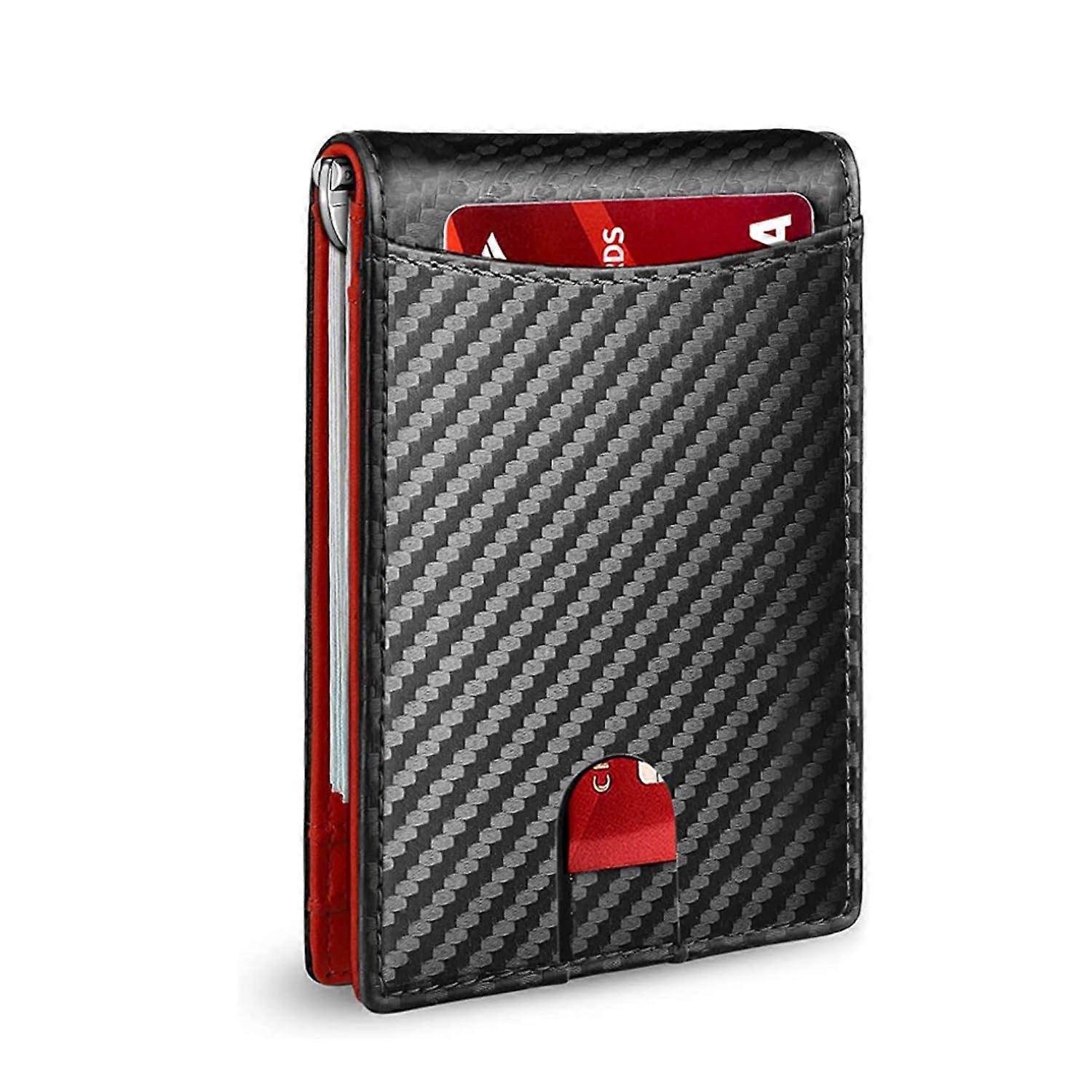 Lanuspro Wallet, Slim Bifold Wallets, AntiTheft Wallet Men,Lanuspro Men's Wallets, Lanuspro Elegant AntiTheft Leather Wallet for Business Men (8pcs)
