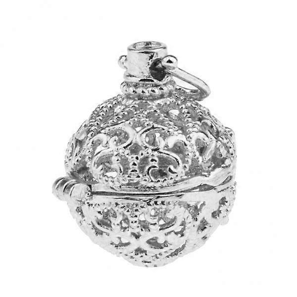 3-5pack Essential Perfume Copper Hollow Locket Pendant Charms