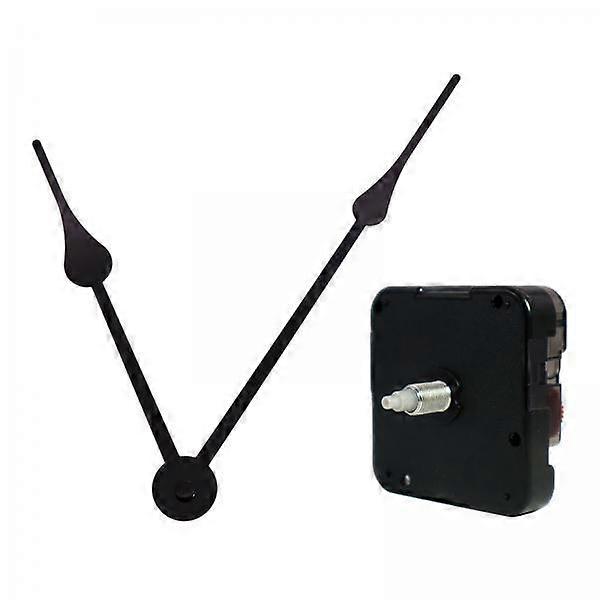 2X Clock Movement Short Spindle Clock Motor Kit Black