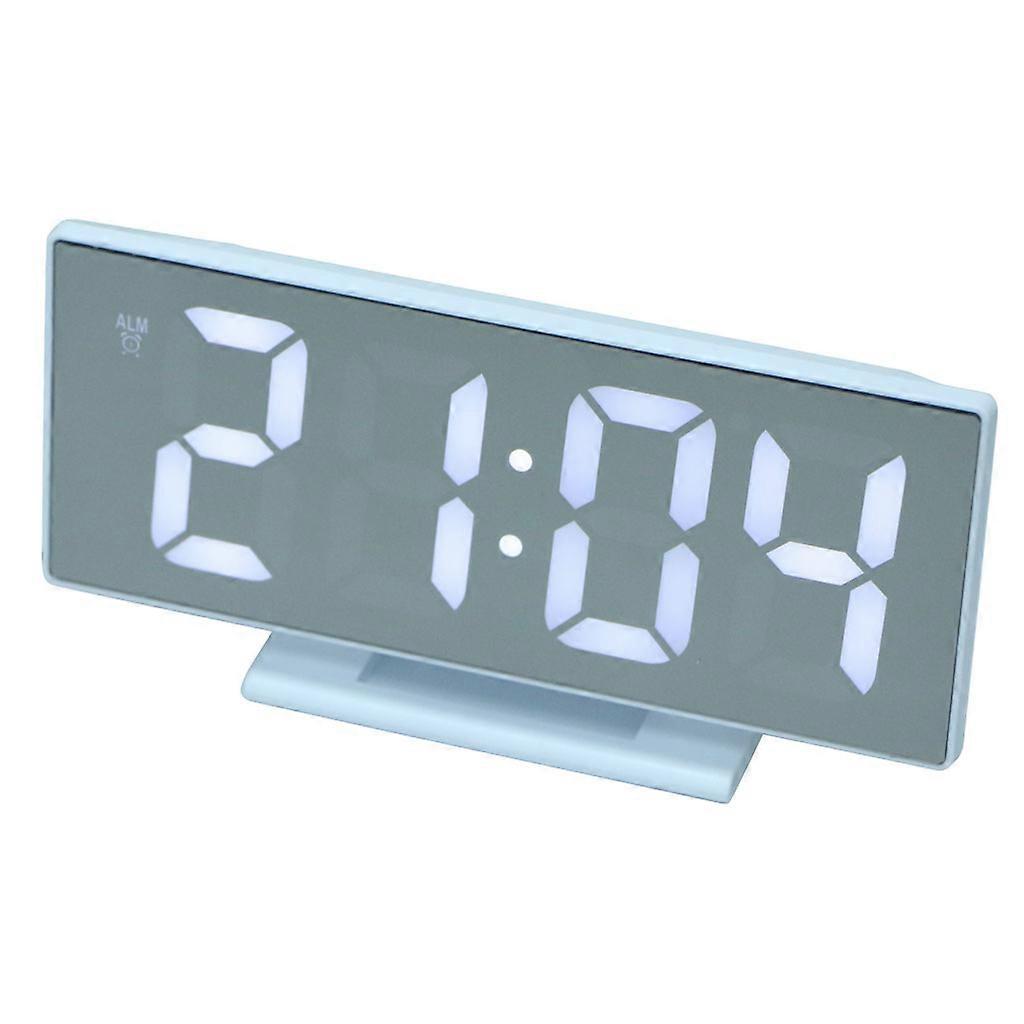 Multifunctional Large LED Screen Electronic Digital Mirror Alarm Clock A