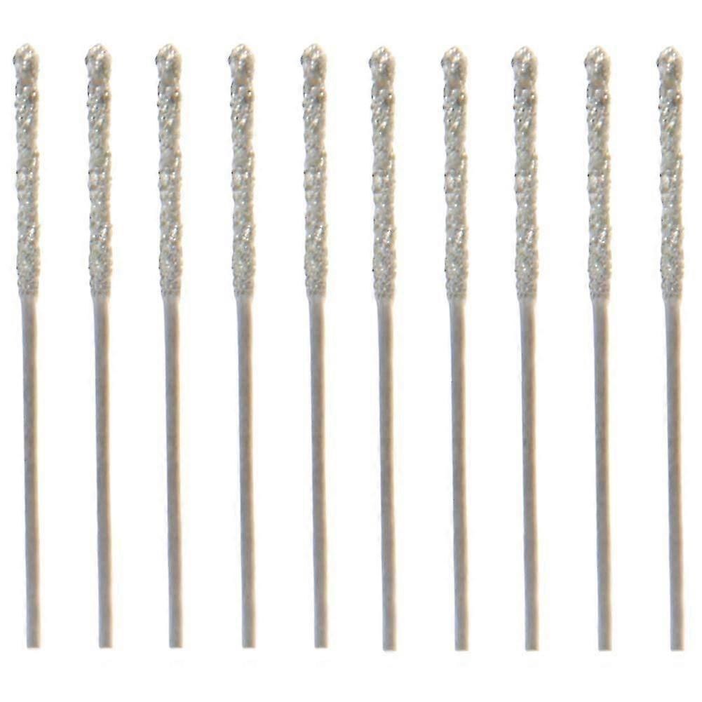 20Pcs 0.8mm Diamond Coated Tipped Tip Twist Drill Bit-fo shan