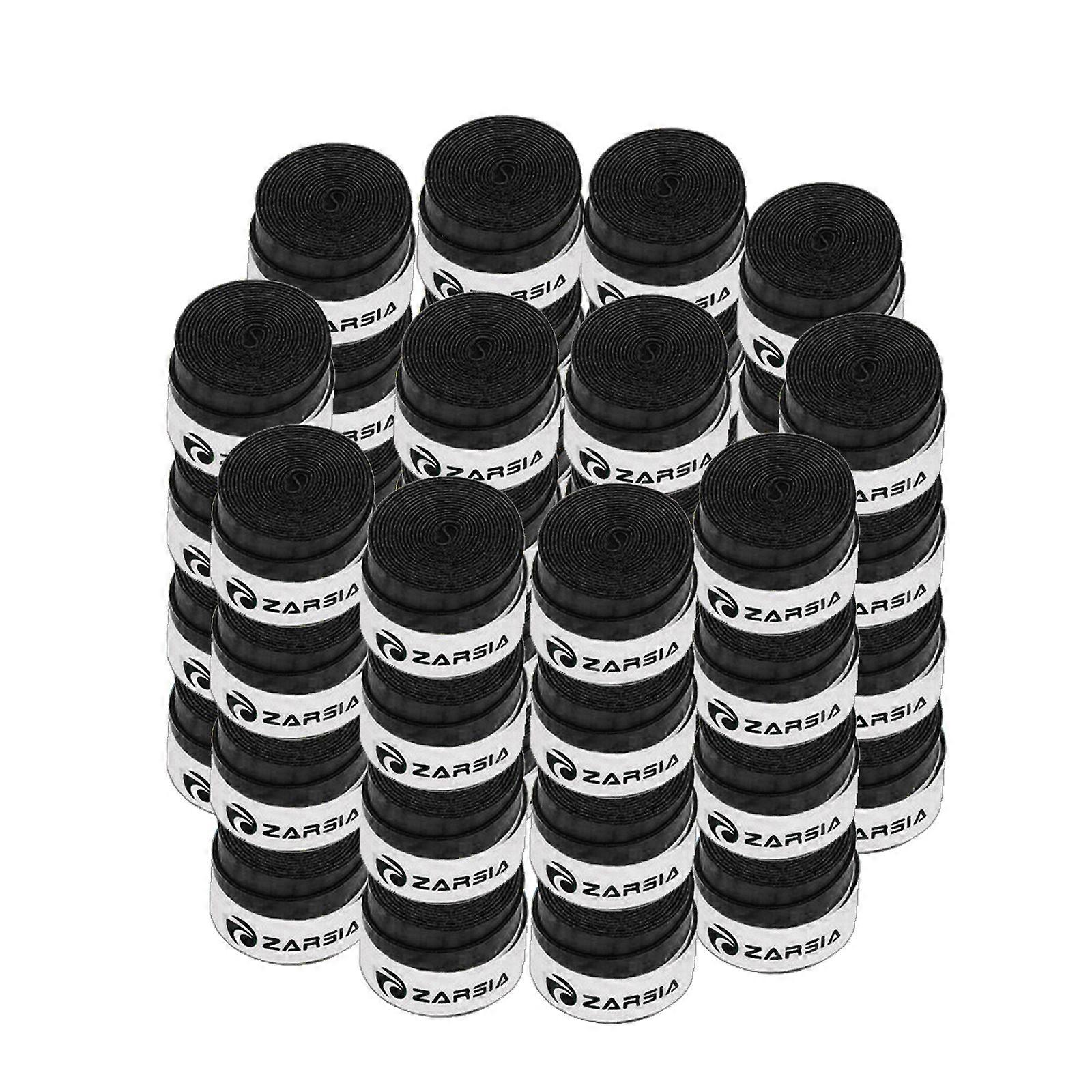 60 Stück Schläger Griffband Tennis Overgrip Ersatz Griff Badminton Griffband absorbiert Schweiß Overgrip Anti-Rutsch Griffband BK