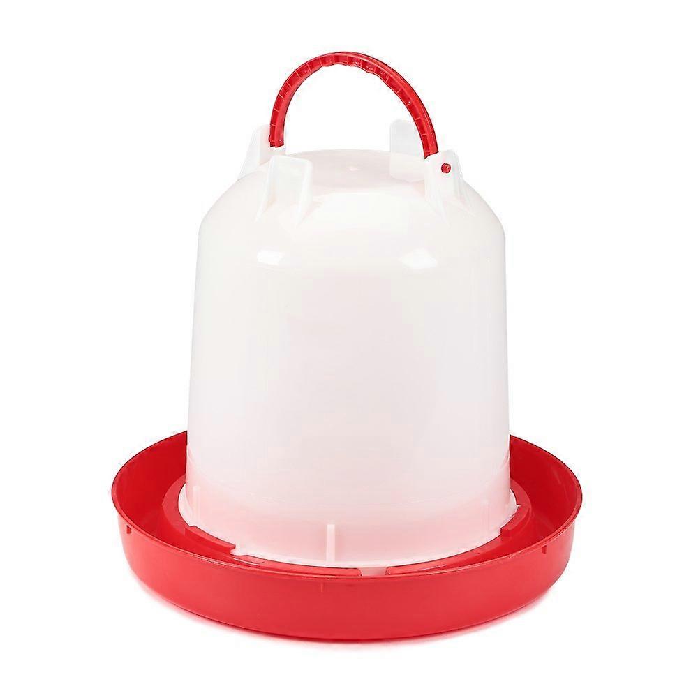 Poultry Drinker 11L Water Dispenser for Quail and Chickens, Durable Plastic Design, Ideal for Chicken Farms