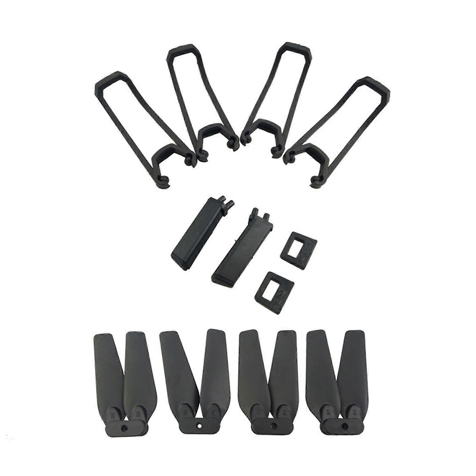 For E58 S168 JY019 RC Quadcopter Drones Replacement Quick Release Foldable Propeller Protective Cover Landing Gear Multicolor